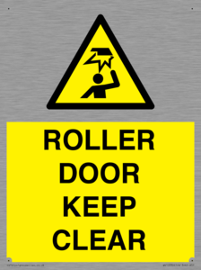 ROLLER DOOR KEEP CLEAR